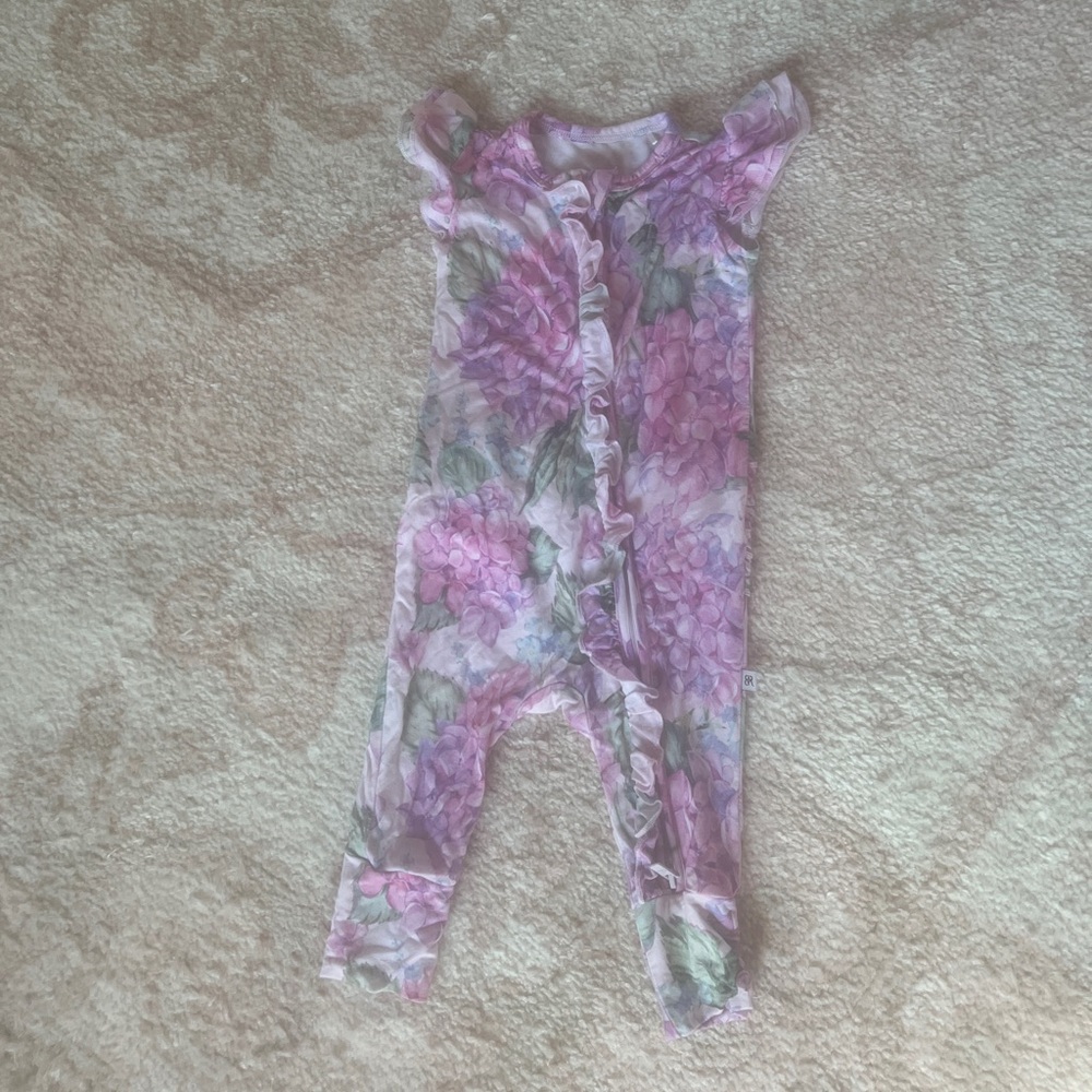 Bums & Roses onesie 3-6 months